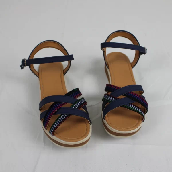 Zapato tipico de Guatemala para mujer – Multicolor azul rosado – producto estilo 242