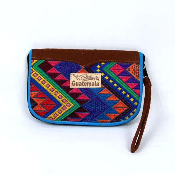 Bolsa típica de Guatemala. Multicolor amarillo anaranjado cafes - Producto estilo 770